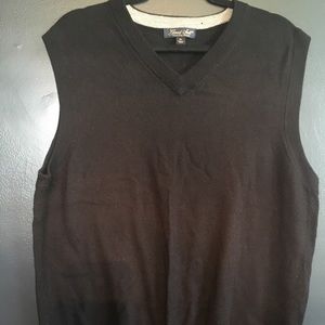 Black, sweater vest.